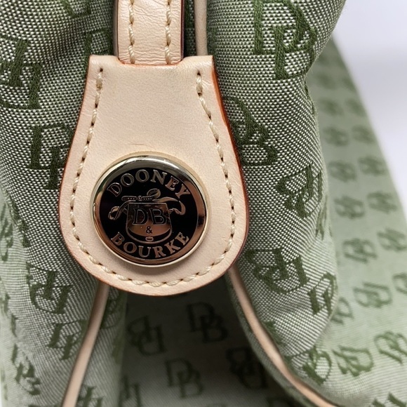 𝅺GREEN Dooney & Bourke Satchel bag purse - Picture 6 of 14